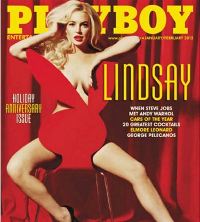 Portada De La Revista Playboy Con Lindsay Lohan Desnuda