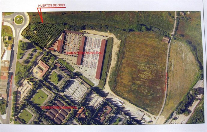 Plano De Ubicación De Los Huertos Sociales