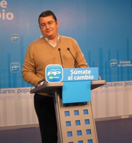 Antonio Sanz (PP-A) En Rueda De Prensa Este Lunes
