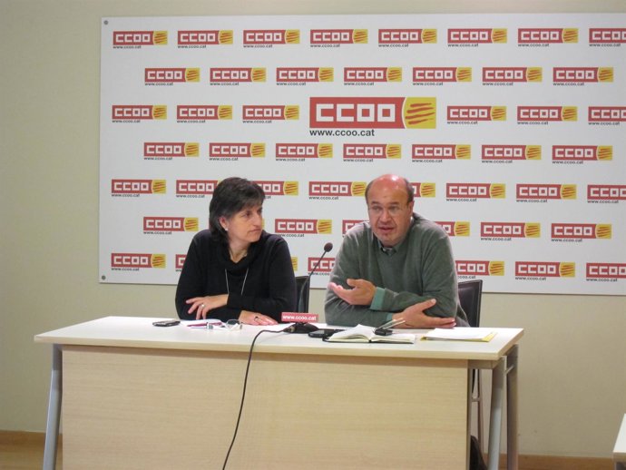Dolors Llobet Y Joan Carles Gallego (CC.OO. De Catalunya)