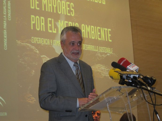 El Presidente De La Junta, José Antonio Griñán, En Lucena (Córdoba)