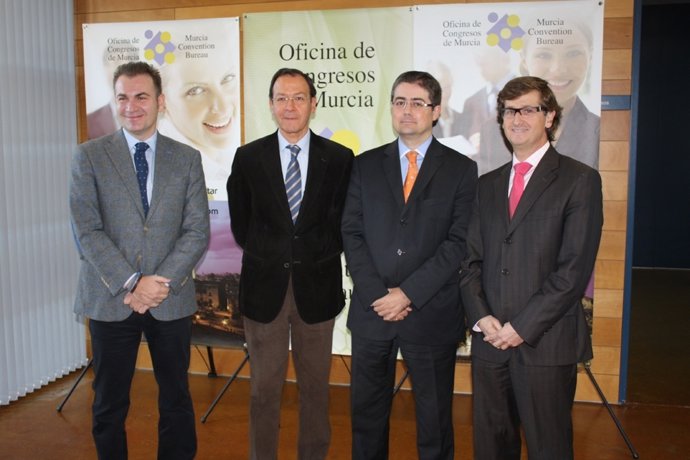 El Alcalde De Murcia, Miguel Ángel Cámara, Segundo Por La Izquierda 