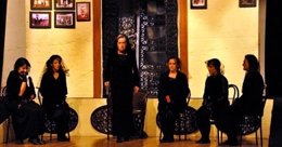 Un Momento De La Obra De Teatro 'La Casa De Bernarda Alba'