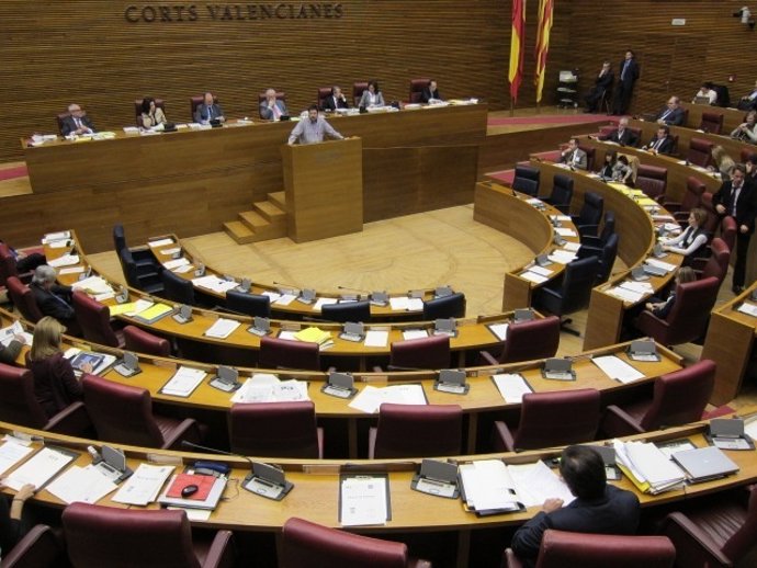 Imagen Del Hemiciclo Valenciano Durante El Debate De Los Presupuestos.