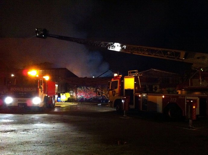Cangas: Incendio Conservera