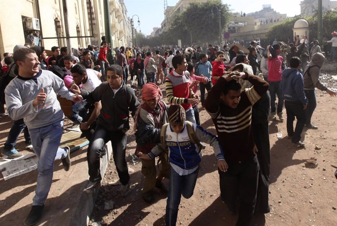 Violencia En La Plaza Tahir De Egipto