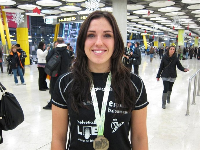 La Jugadora De La Selección Española De Balonmano Carmen Martín