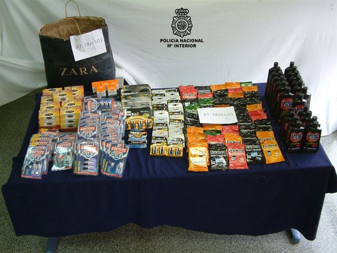 Objetos Intervenidos En Una De Las Detenciones