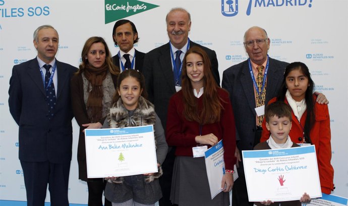 Acto "Dibuja Tu Corbata", Vicente Del Bosque