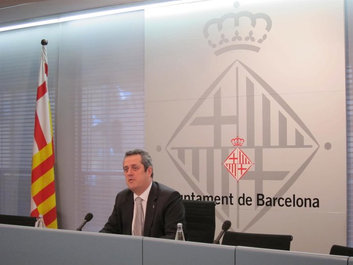 El Primer Teniente De Alcalde De Barcelona, Joaquim Forn