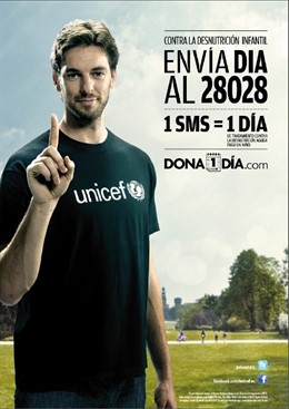 Campaña 'Dona 1 Día' Protagonizada Por Pau Gasol