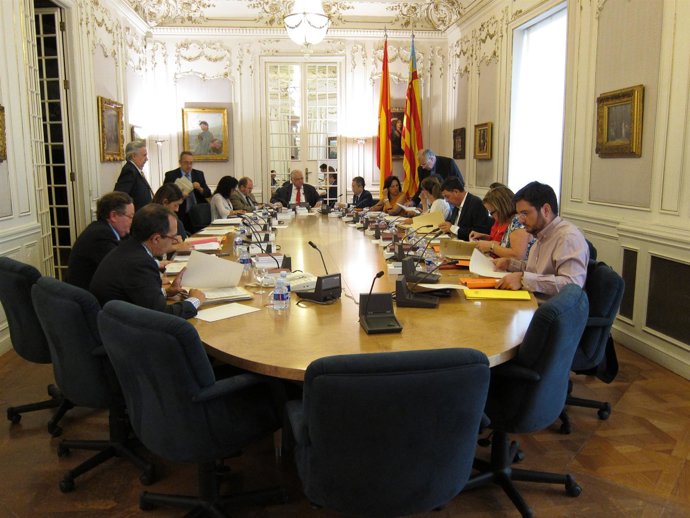 Imagen De Archivo De La Junta De Portavoces De Las Corts