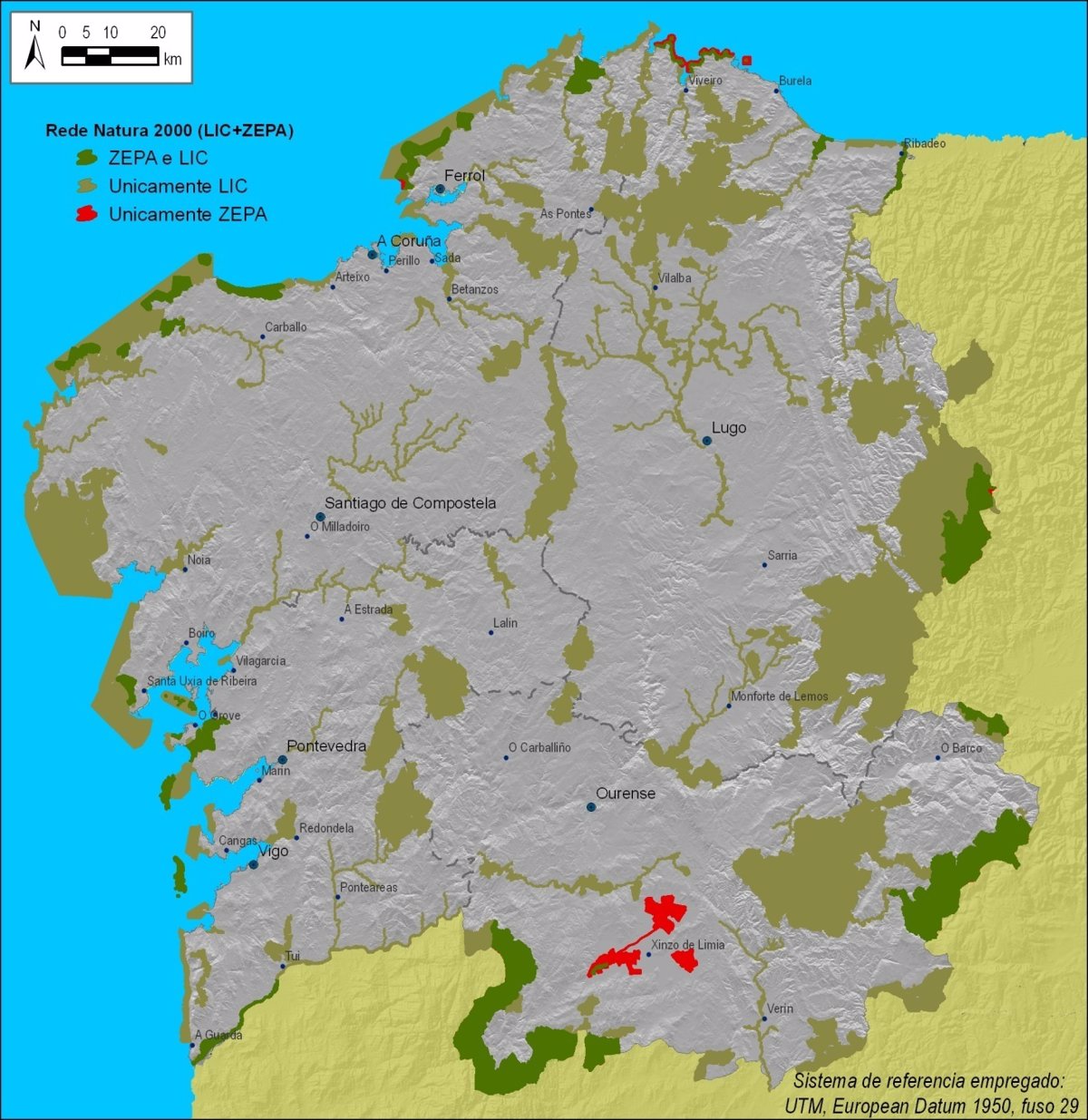 Galicia completará antes del verano su Red Natura 2000, que pasará del 12%  al 15% del territorio