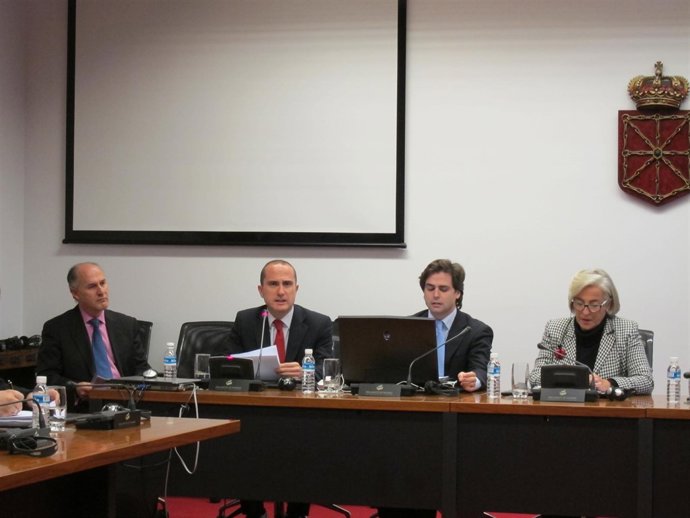 Representantes De Agao En El Parlamento De Navarra.
