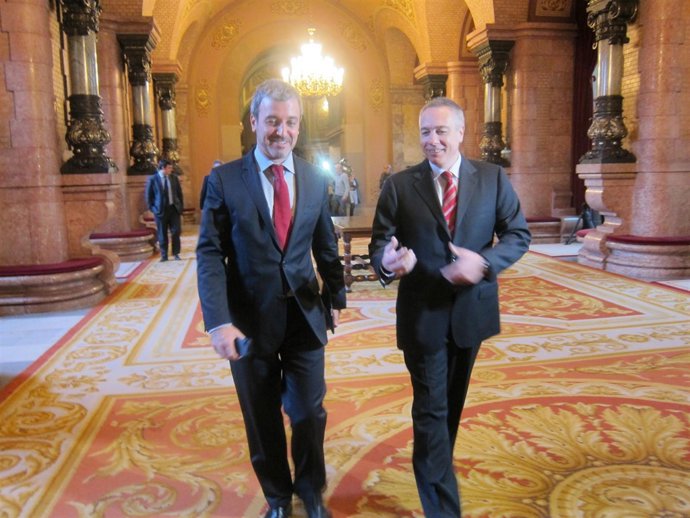 Jaume Collboni Y Pere Navarro (PSC)
