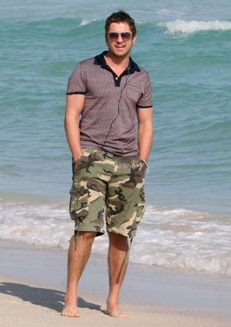 Gerard Butler En Miami Beach 