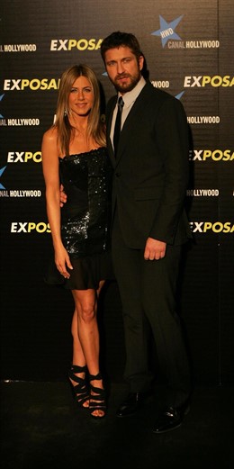 Jennifer Aniston y Gerard Butler en Madrid