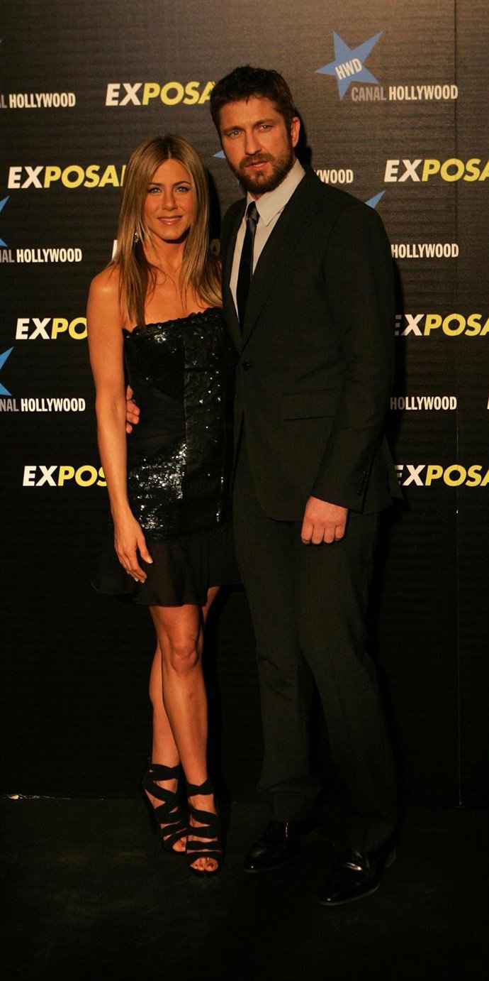 Jennifer Aniston y Gerard Butler en Madrid