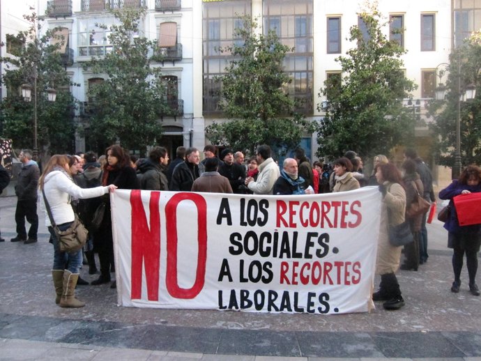 Manifestación De Los Trabajadores Municipales De Granada