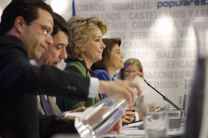 Esperanza Aguirre En El Comité Ejecutivo Regional Del PP De Madrid