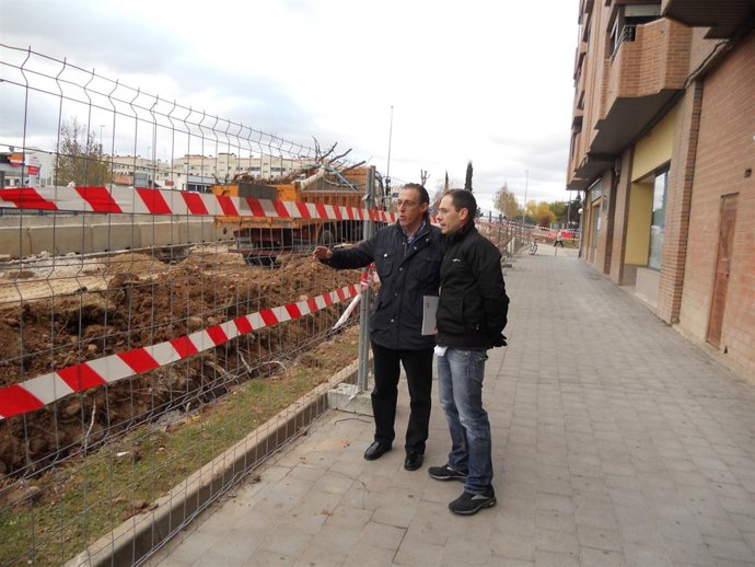 Yangüela E Iturriaga Comprueban El Estado De Las Obras