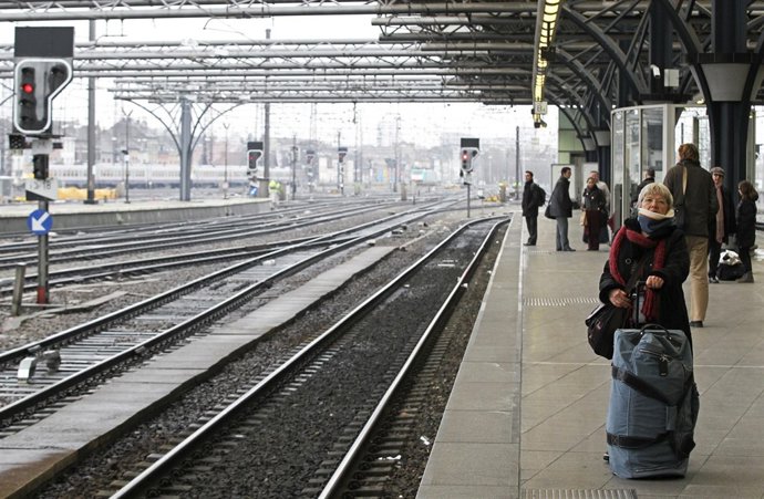 Huelga De Transportes En Bélgica