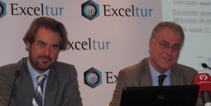 Sebastian Escarrer, Presidente De Exceltur, Y Jose Luis Zoreda Vicepresidente 