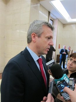 El Conselleiro Alfonso Rueda