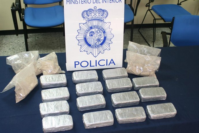 Droga Incautada Por La Policía Nacional
