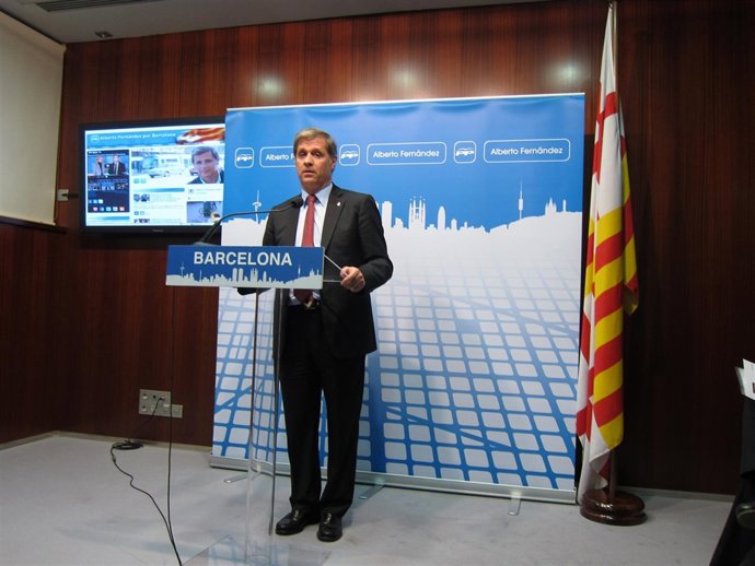 Alberto Fernández Díaz, Líder Del PP En El Ayuntamiento De Barcelona