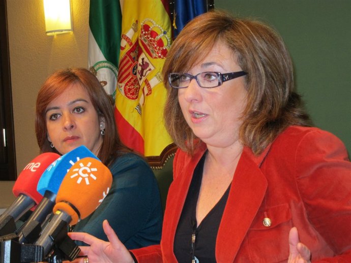 Soledad Pérez (Primer Plano) Junto A La Directora Provincial Del IAM En Córdoba