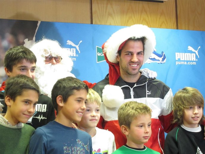 Cesc Fábregas En Un Acto Promocional De Puma