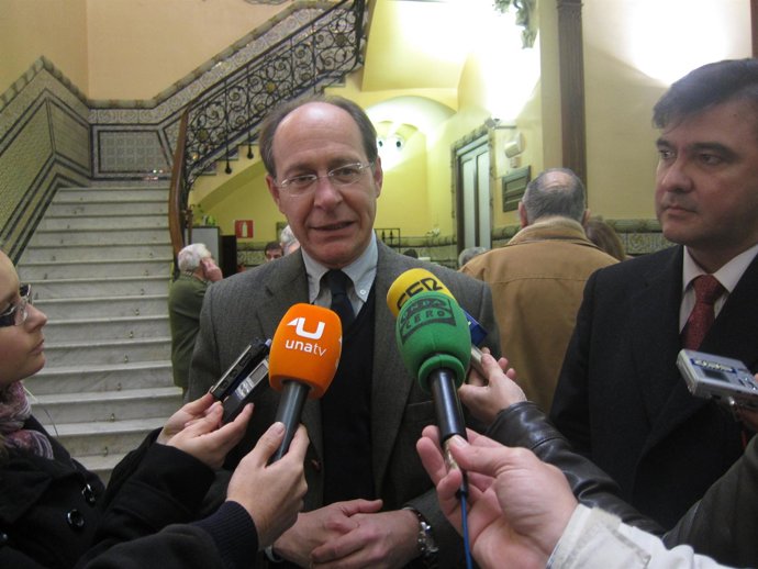 El Consejero De Medio Ambiente En Huelva, José Juan Díaz Trillo.