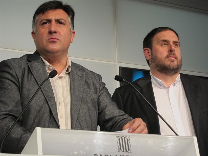 Joan Puigcercós Y Oriol Junqueras, ERC