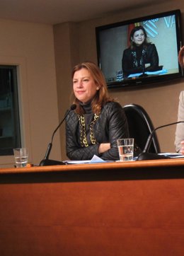 Paula Sánchez De León En Rueda De Prensa