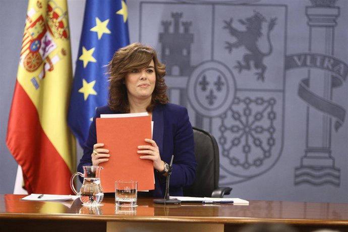 Soraya Saénz De Santamaría En Su Primera Rueda De Prensa Tras El Consejo