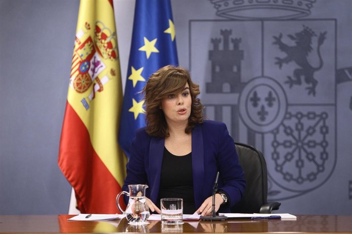 Soraya Saénz De Santamaría En Su Primera Rueda De Prensa Tras El Consejo
