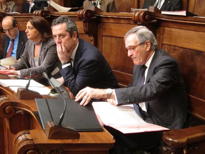 Xavier Trias, En El Pleno Del Ayuntamiento