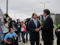 Diego reafirma el "compromiso" del Gobierno con el PGOU y desea que esté "en el plazo más breve posible"