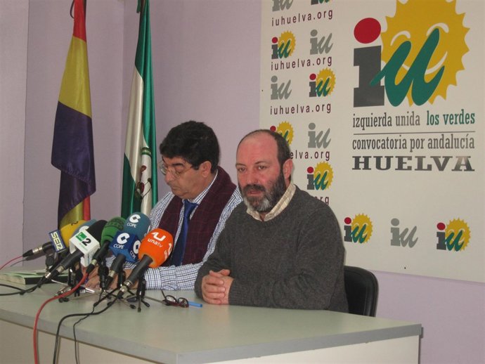 El Coordinador Provincial De IU En Huelva, Pedro Jiménez.