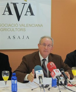 El Presidente De AVA-Asaja, Cristóbal Aguado.