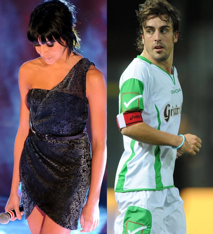 Montaje De Raquel Del Rosario Y Fernando Alonso 