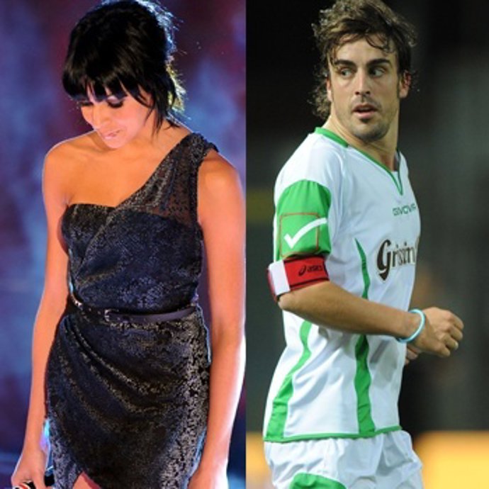 Raquel Del Rosario Y Fernando Alonso 
