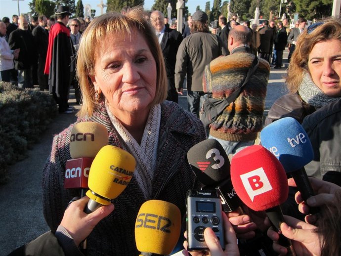 La Presidenta Del Parlament, Núria De Gispert, En El Homenaje A Macià