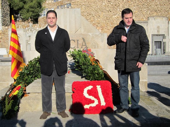 SI Participa En La Ofrenda Floral Al Presidente Macià