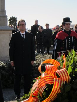 El Presidente De La Generalitat, Artur Mas, En El Homenaje A Macià