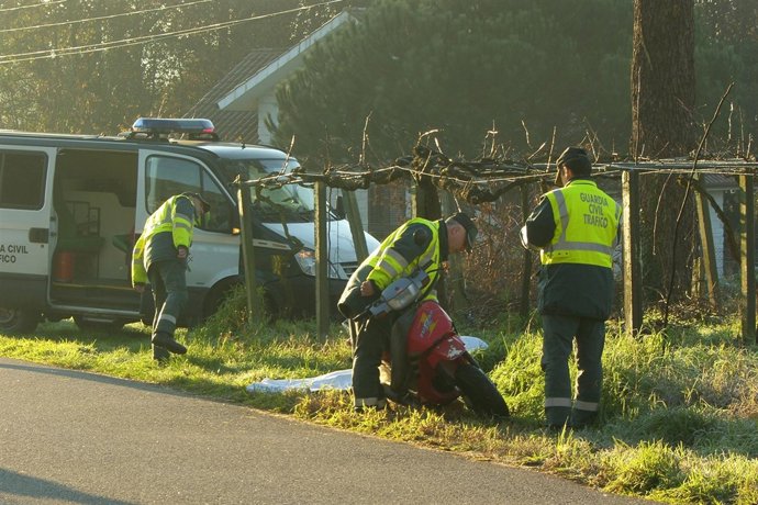 Un Hombre Fallece En Un Accidente De Moto En O Rosal