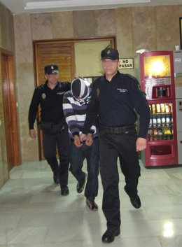 Llegada A Los Juzgados Del Acusado De Dos Violaciones En Alicante