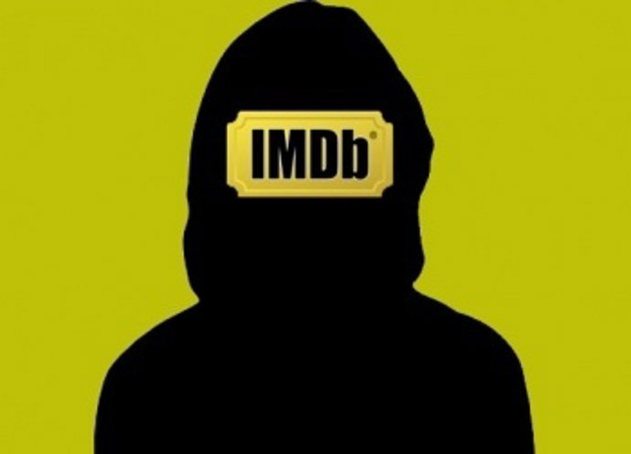 Montaje Mujer Anónima Y Logo De IMDB