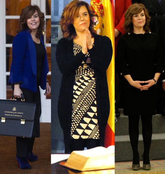 Montaje De Soraya Sáenz De Santamaría Con Diferentes Estilos 